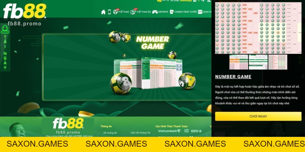 Xổ Số Miền Bắc FB88 Hấp Dẫn Không Thể Chối Từ - SAXON.GAMES Xổ Số Miền Bắc FB88 Hấp Dẫn Không Thể Chối Từ - SAXON.GAMES