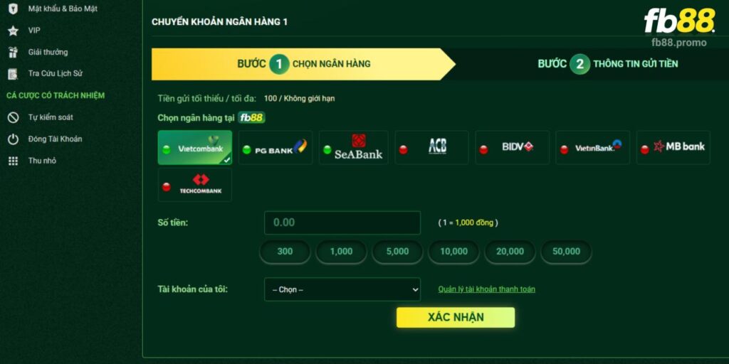 Hướng Dẫn Chi Tiết Cách Thức Nạp Tiền Và Trải Nghiệm Tại FB88 - SAXON.GAMES